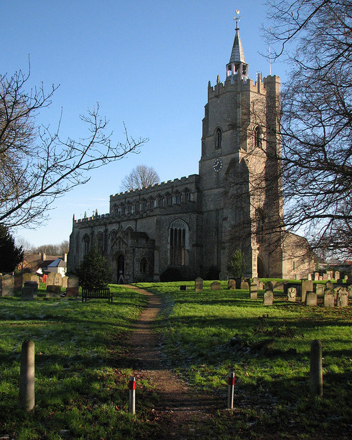 Burwell: St Mary's Church from the north-west