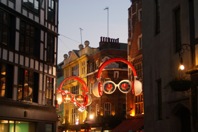 View of the Carnaby Street Christmas decorations #4