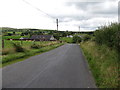 View north-eastwards along the undulating Millvale Road