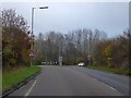 Approaching the Whitchurch bypass on the A525