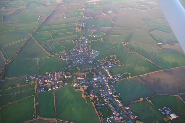 Huttoft: aerial 2014