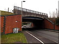 SU5390 : East side of Marsh railway bridge, Didcot by Jaggery