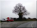 Lay-by and snack bar by A488, Lea Cross