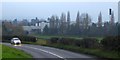 Minsterley dairy seen from the A488 on the east