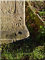 Bench mark, Church of St Mary Magdalene, Sutton-in-Ashfield
