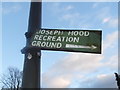 Old sign on Martin Way, Raynes park