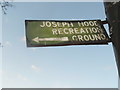 Old sign on Martin Way, Raynes park