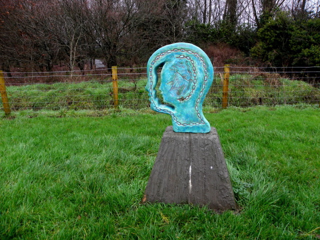 Head Sculpture, Derg Castle Park © Kenneth Allen Cc-by-sa/2.0 ...