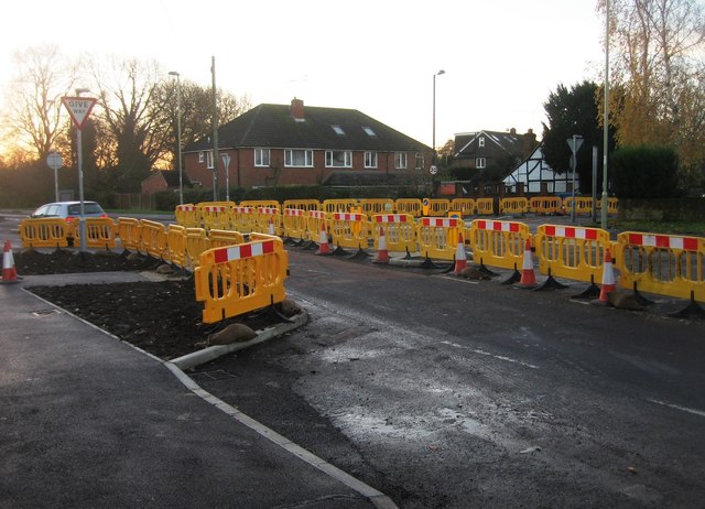 Road works by Chapel Lane