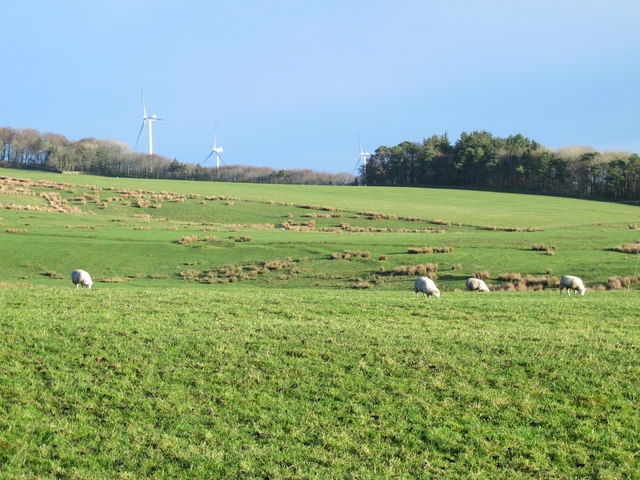 Farmland south of Felton Hill