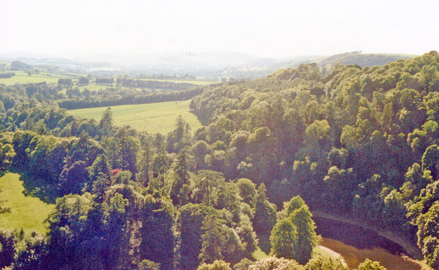 Westward from Scott's View, up Tweed Valley