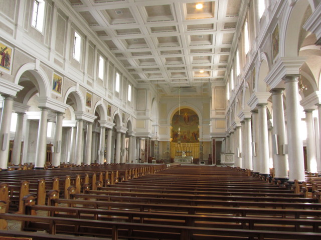 Mullingar - Interior of Cathedral of Christ the King (nave)