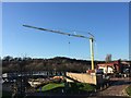 Royal Stoke University Hospital: crane