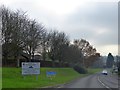 Sign for Hereford on A4110 