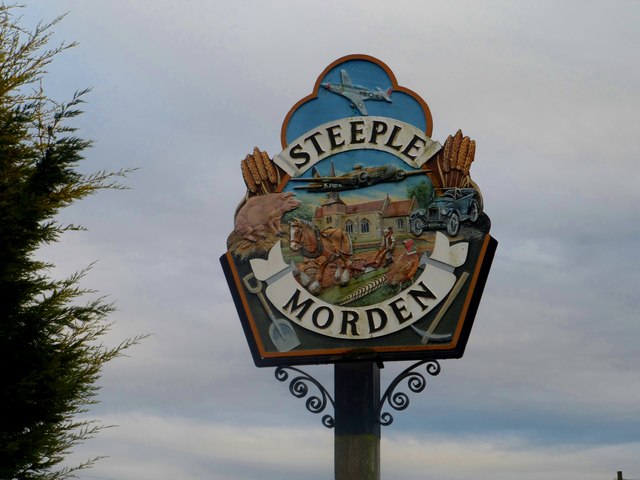 Village sign, Steeple Morden