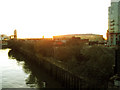 Demolition site by Deptford Creek