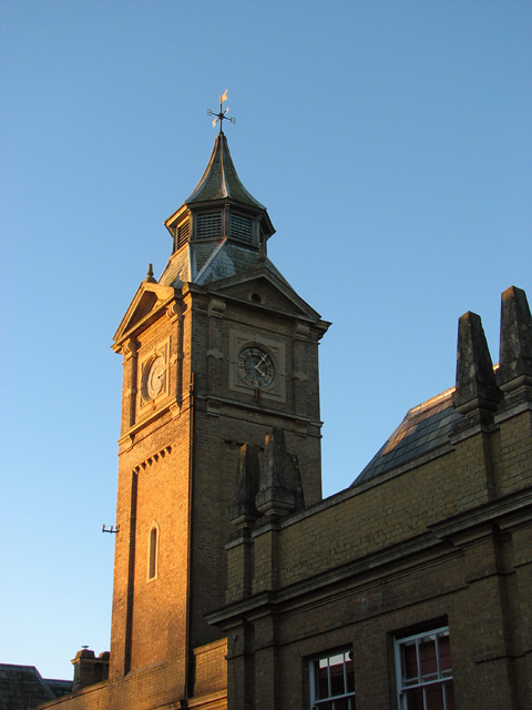 Clock tower at Bylaugh Hall
