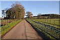 Country road passing Llanarth Court