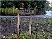 TL3746 : Carved village sign, Meldreth by Bikeboy