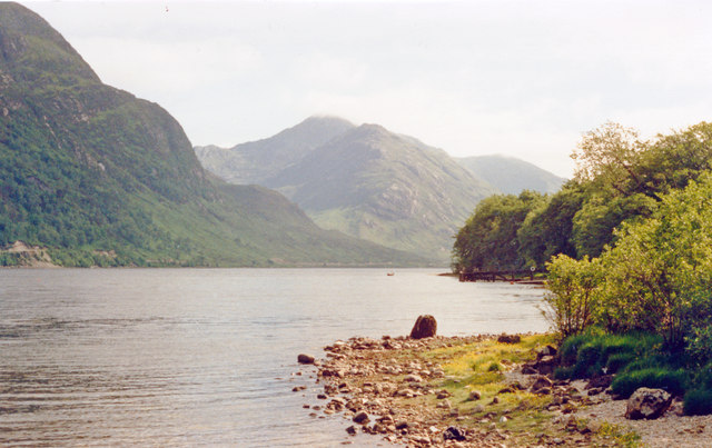 Loch Shiel from near Glenfinnan House, 1988