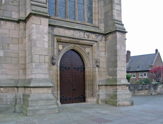 Derby - St Mary's Church - South Door