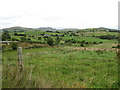 View NNE across the drumlin belt towards the Slieve Croob range