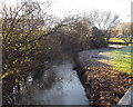 River Stour flows towards Asda, Gillingham