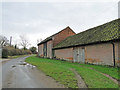 Roadside farm buildings at Peaseland Green