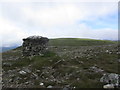 NH3274 : Large cairn on Meall Coire nan Laogh above Strath Vaich by Colin Park