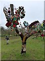 A tree decorated with wool at Killerton