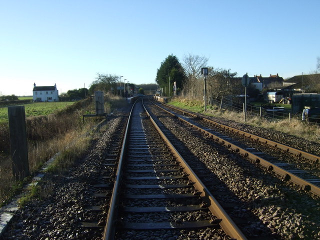 Railway towards Nafferton Railway Station