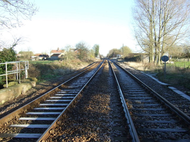 Railway towards Bridlington