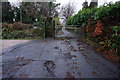 Start of the footpath to the open moor, Bittaford