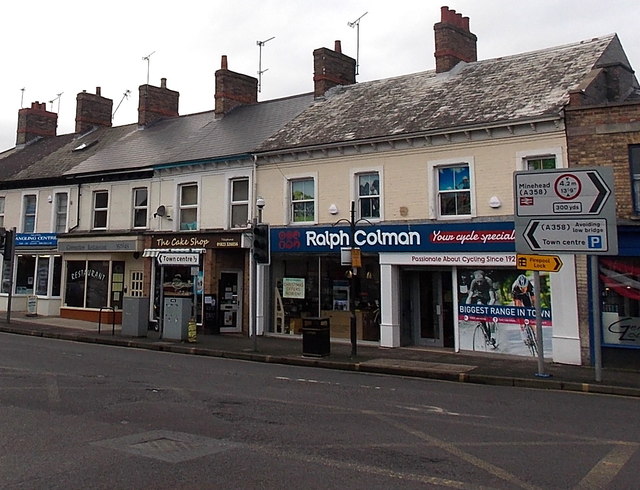 Ralph Colman bicycle shop in Taunton