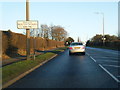 A632 eastbound at Calow boundary