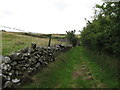 Approaching a farm building on the Moat Pad