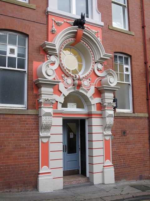 The rear entrance to Cathedral Buildings, Dean Street, NE1
