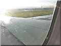 NT1474 : De-icing fluid on an Airbus wing by M J Richardson