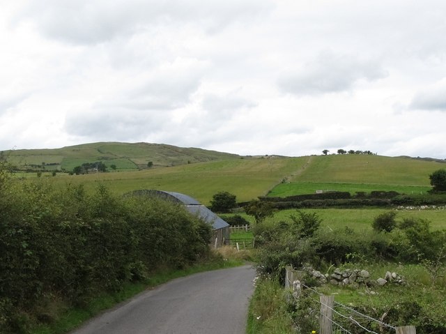 Carney Hill from Lighthouse Road, Ballyward