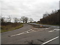 Junction on Tithebarns Lane, Burntcommon