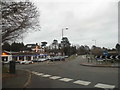 Roundabout on Epsom Road, West Horsley