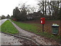 TL3758 : Cambridge Road Postbox by Geographer