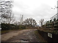 The entrance to Bramble Farm near Sheepleas