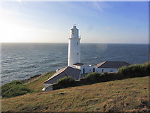SW8576 : Lighthouse at Trevose Head, Cornwall by Colin Park