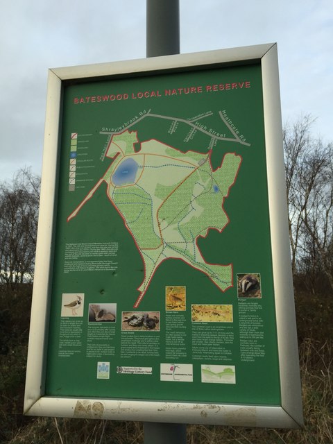 Sign at Bateswood Country Park