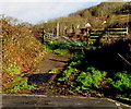 Collapsed gate at a field entrance from Upper House Farm, Crickhowell