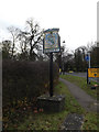 TL3960 : Madingley Village sign by Geographer