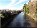SO2814 : Flooded minor road in Abergavenny by Jaggery