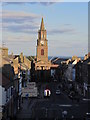 Berwick upon Tweed - View along Marygate towards Town Hall - As seen from Scotsgate (close up)