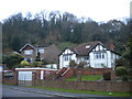 Houses and gardens west of Burton Joyce